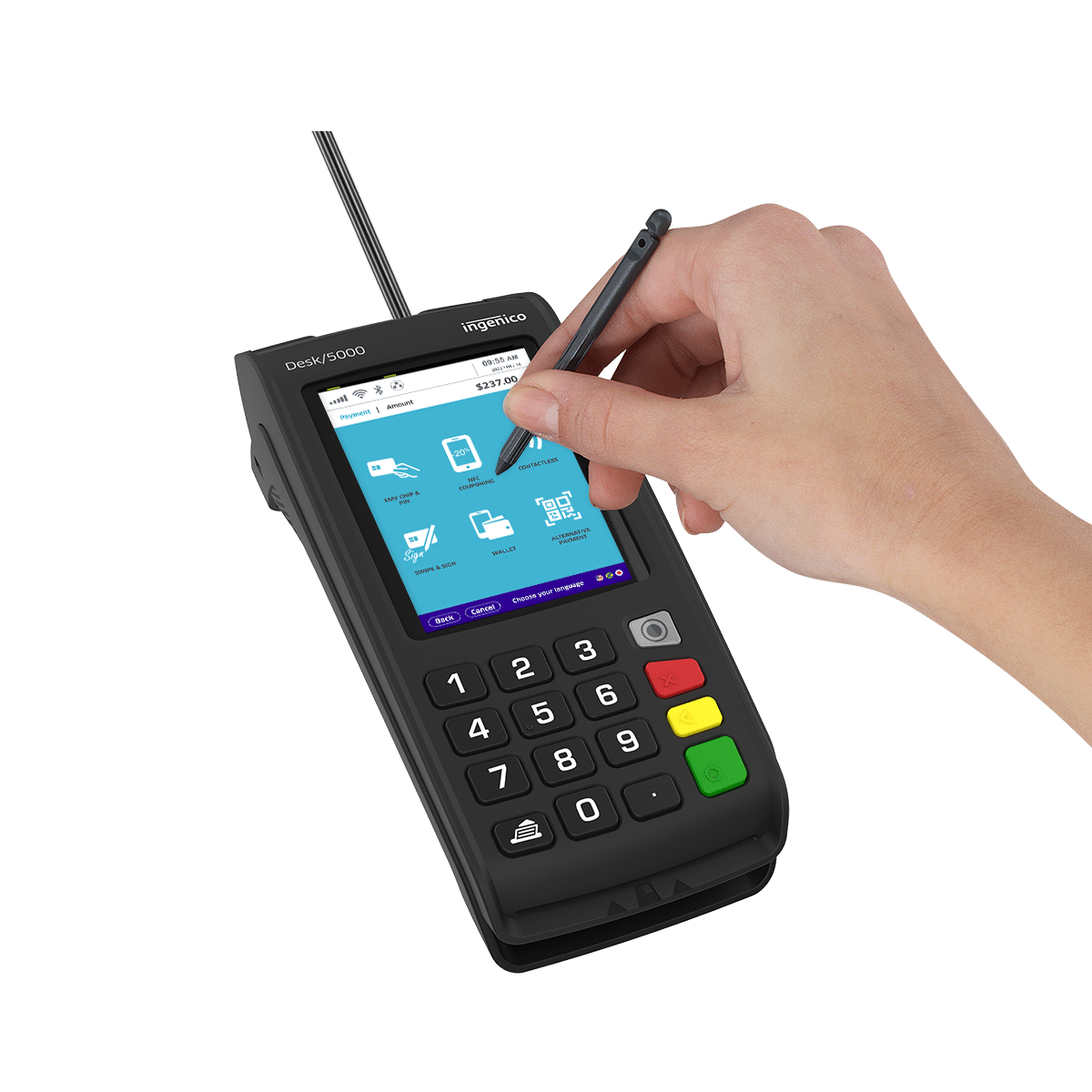 Ingenico Desk 5000 touchscreen en toetsenbord